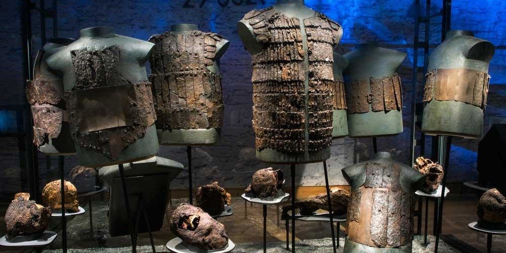 14th century graves we exhibit at the exhibition “Medieval Massacre”