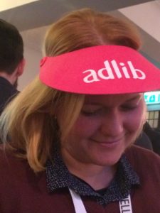 Rosie Forrest and her Adlib Visor
