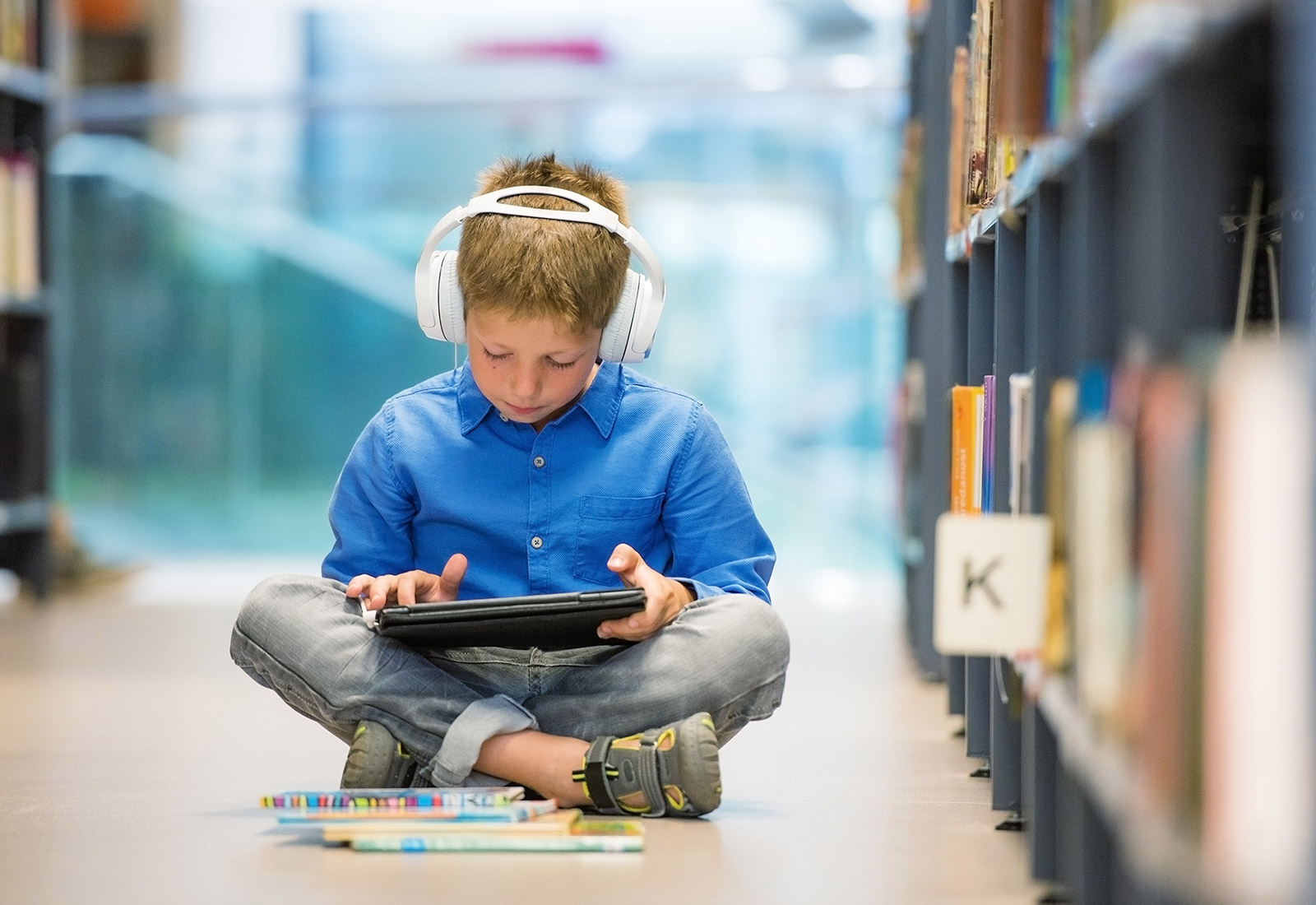 Library Child Headphones