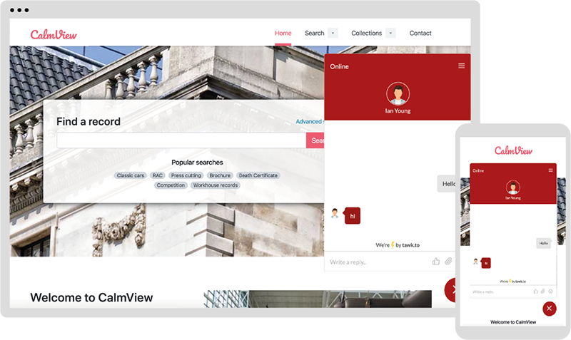 Calmview Chat integration